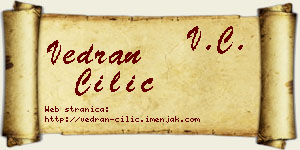 Vedran Cilić vizit kartica